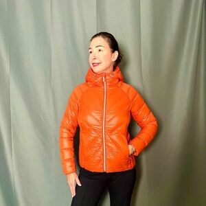 Michael Kors Vibrant Orange Puffer Jacket